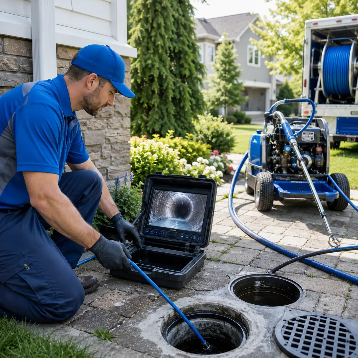 Outdoor drain cleaning professionals serving Gilman City, MO